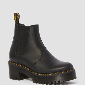 Dr. Martens Black Platform Rometty Boots